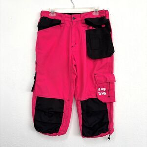 BLWR Womens Capri Pants 40 Pink Cargo Desert Hike Trekking Hiking Gorpcore